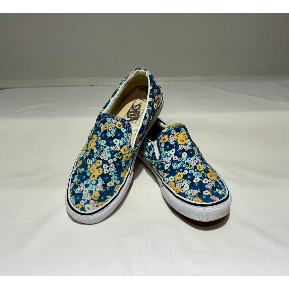 Vans Floral Slip-On Shoes  Size 8.5
